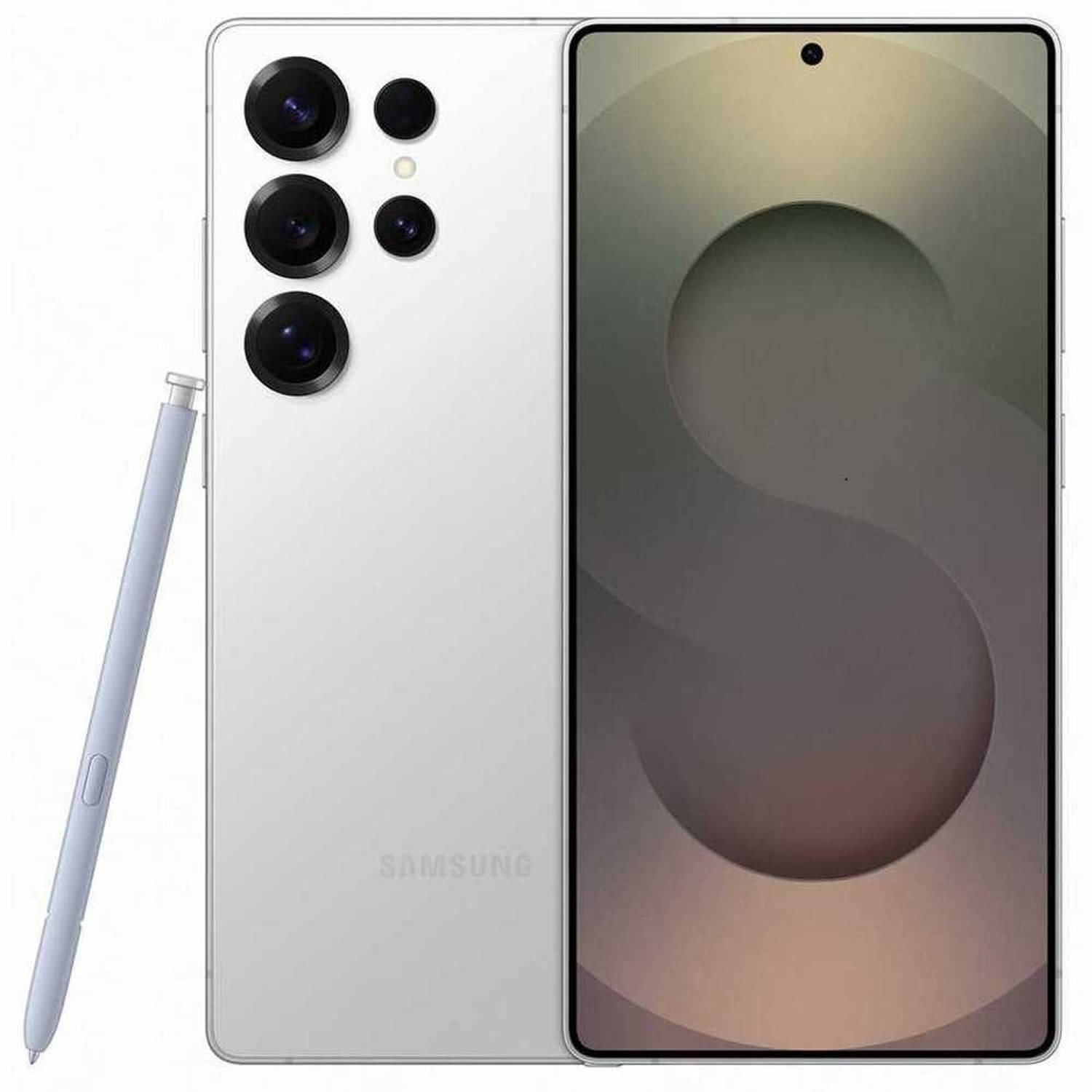 Samsung Galaxy S25 Ultra 5G 1TB 12GB RAM Titanium Whitesilver AI Smartphone Middle East Version